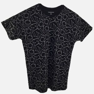 Calvin Klein Black and White Logo Tee